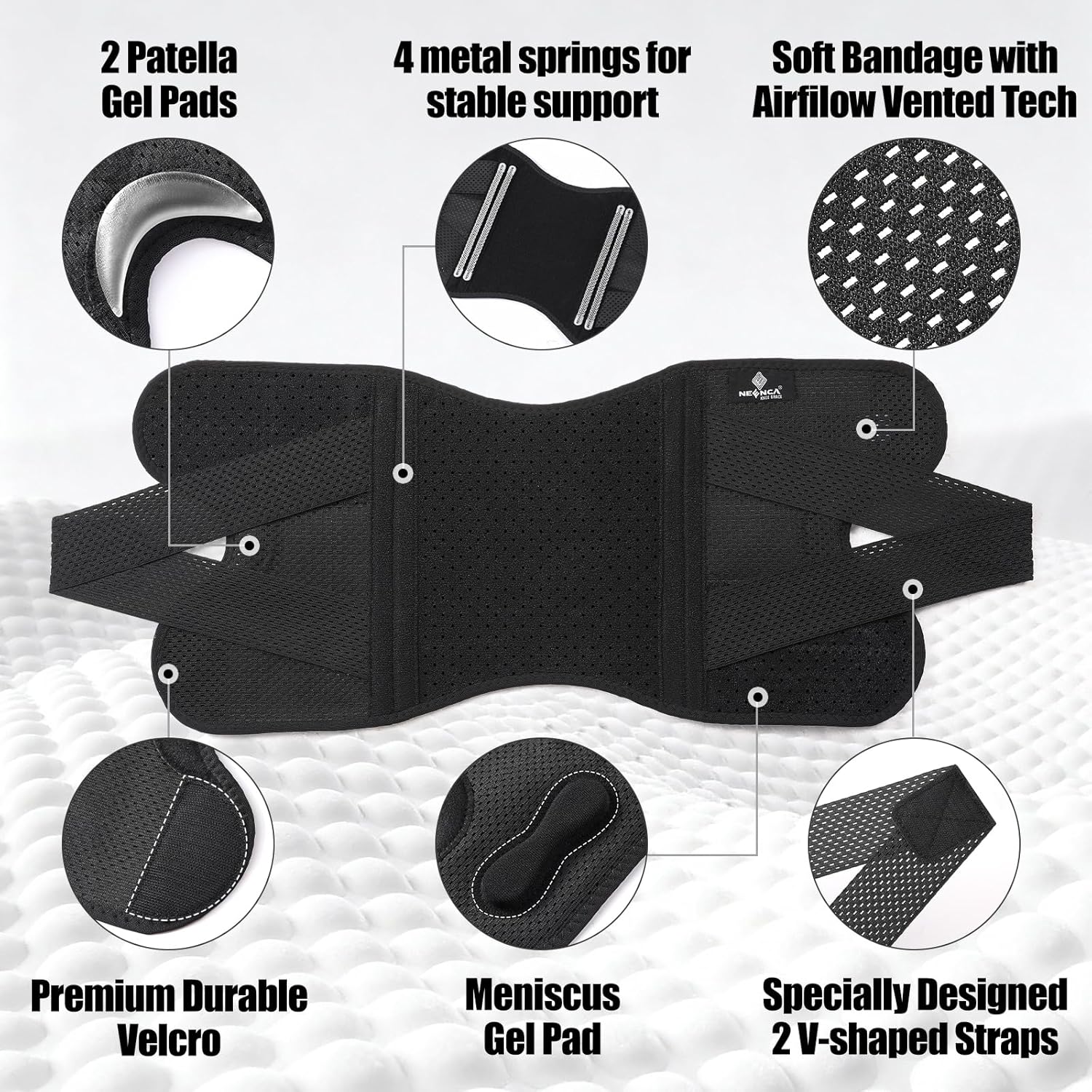 NEENCA Knee Wrap छवि 2