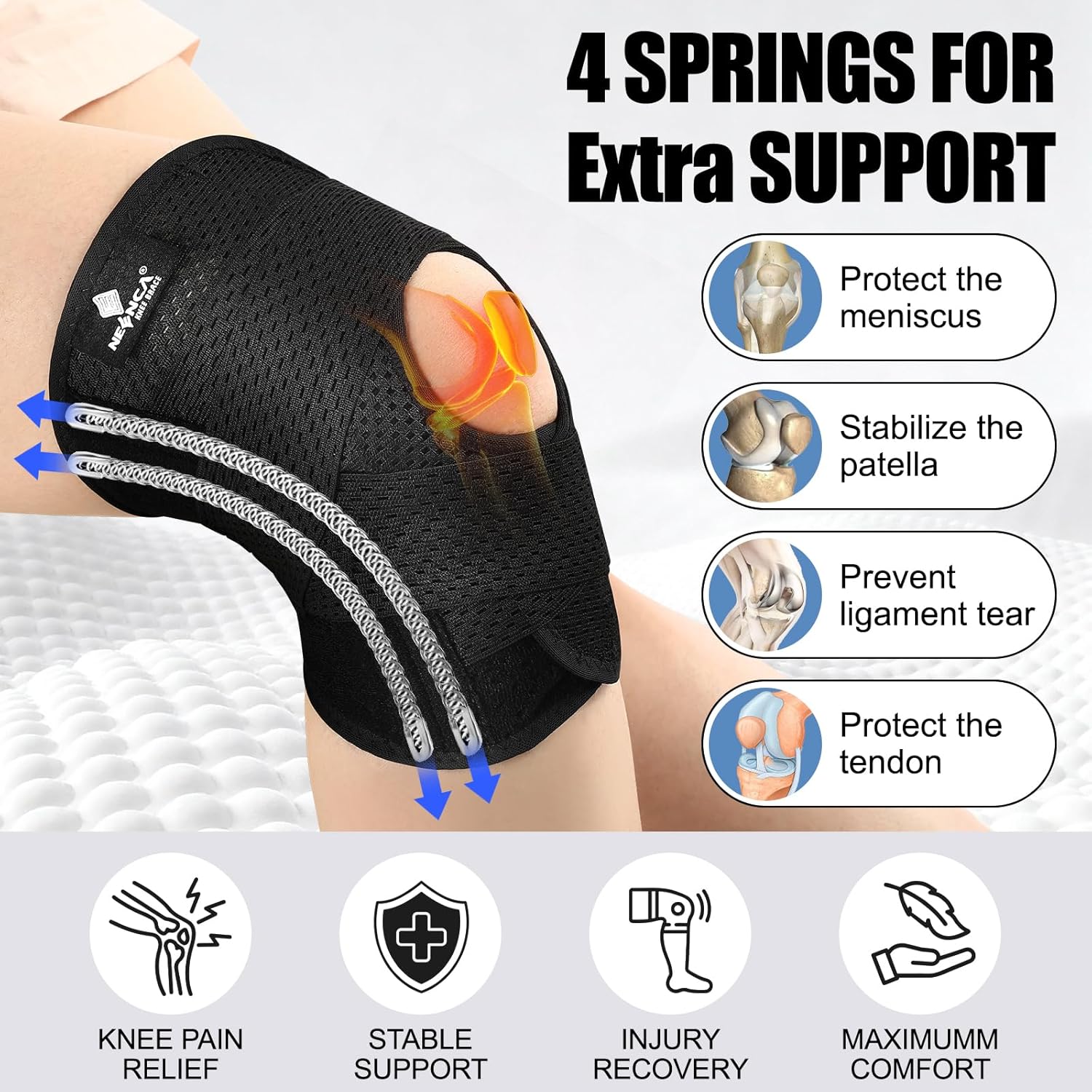 NEENCA Knee Wrap छवि 3